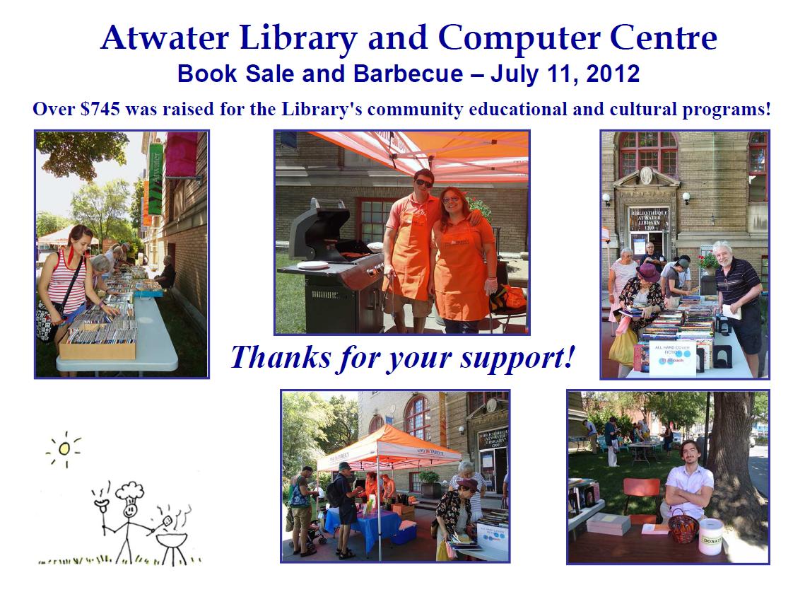 Book Sale and BBQ